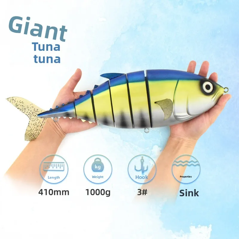 Sea fishing bait hard bait Luya bait fake bait, diving simulation color bait fishing seawater 16 inch bait