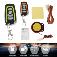 12V Universal Motorcycle Alarm System Remote Control Key Engine Start 125dB Two-way Anti-theft Security Alarm System