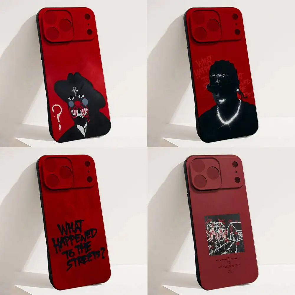 

21 Savage W-What Happened To The Streets For iPhone 17,16,15,14,13,12,X,XS,8,7,Pro,Max,Plus,E,SE4,Air,Mini Shell Slim Phone Case