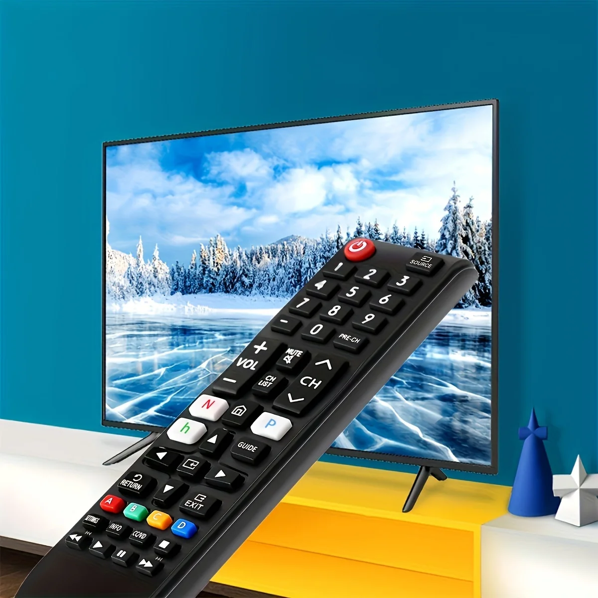Picture 7: Universal Remote Control Protective Case and Remote Control Compatible with Samsung TV LCD LED HDTV 3D Smart TV Models