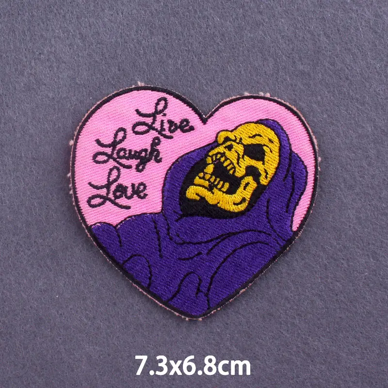 Hippie-Aufnäher zum Aufbügeln, thermoadhäsiver Patch für Kleidung, Rock-Stil, Stickerei-Aufnäher für Kleidung, Jesus-Applikationen-Aufkleber, DIY – Detail 39