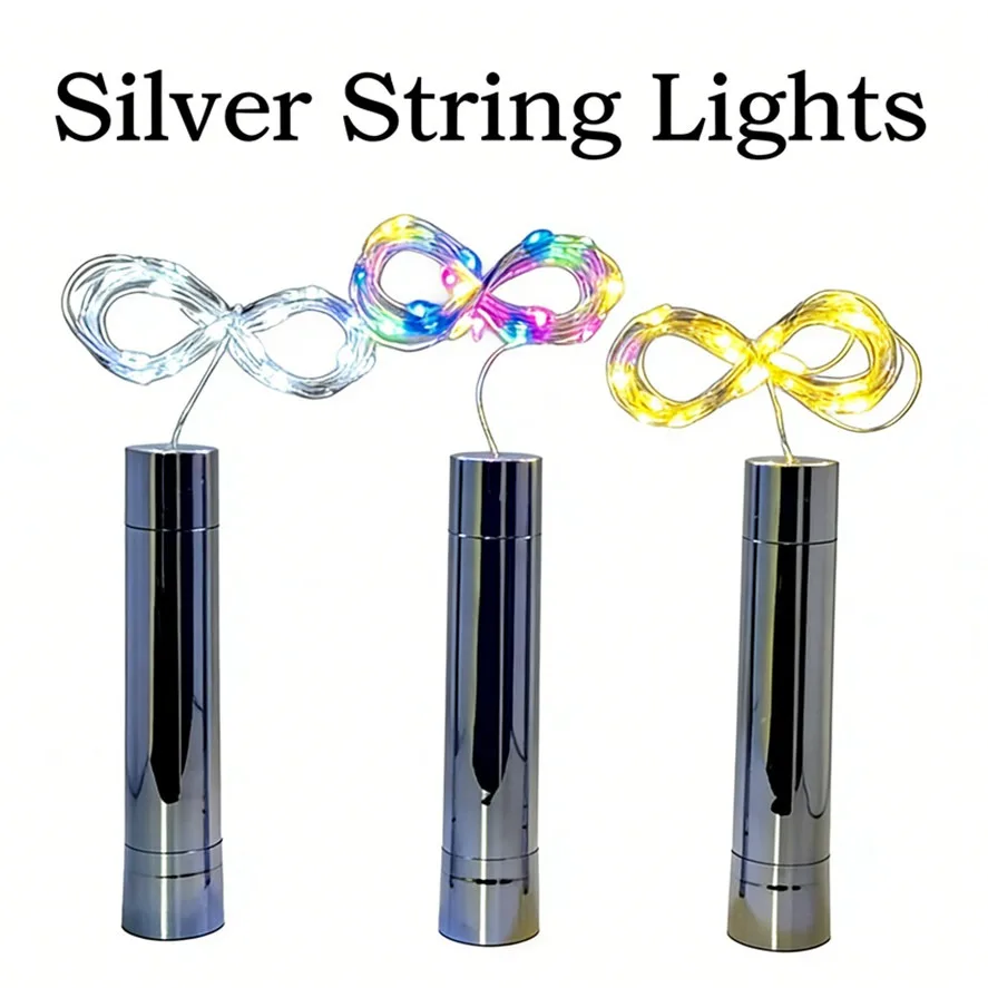 

1-3 шт. светодиодные серебряные линии бутылки вина пробковая звездная световая строка красочная для рождественского свадебного фестиваля украшения вечерние Декор свет