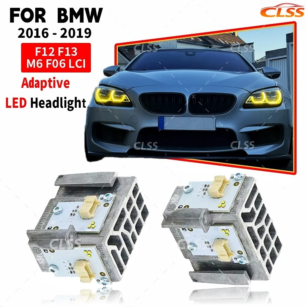 Angel Eye DRL LED Module For BMW F12 F13 M6 F06 LCI 640d 640i 650i 2016-2019 Adaptive Headlight Daytime Runing Light Lightsource