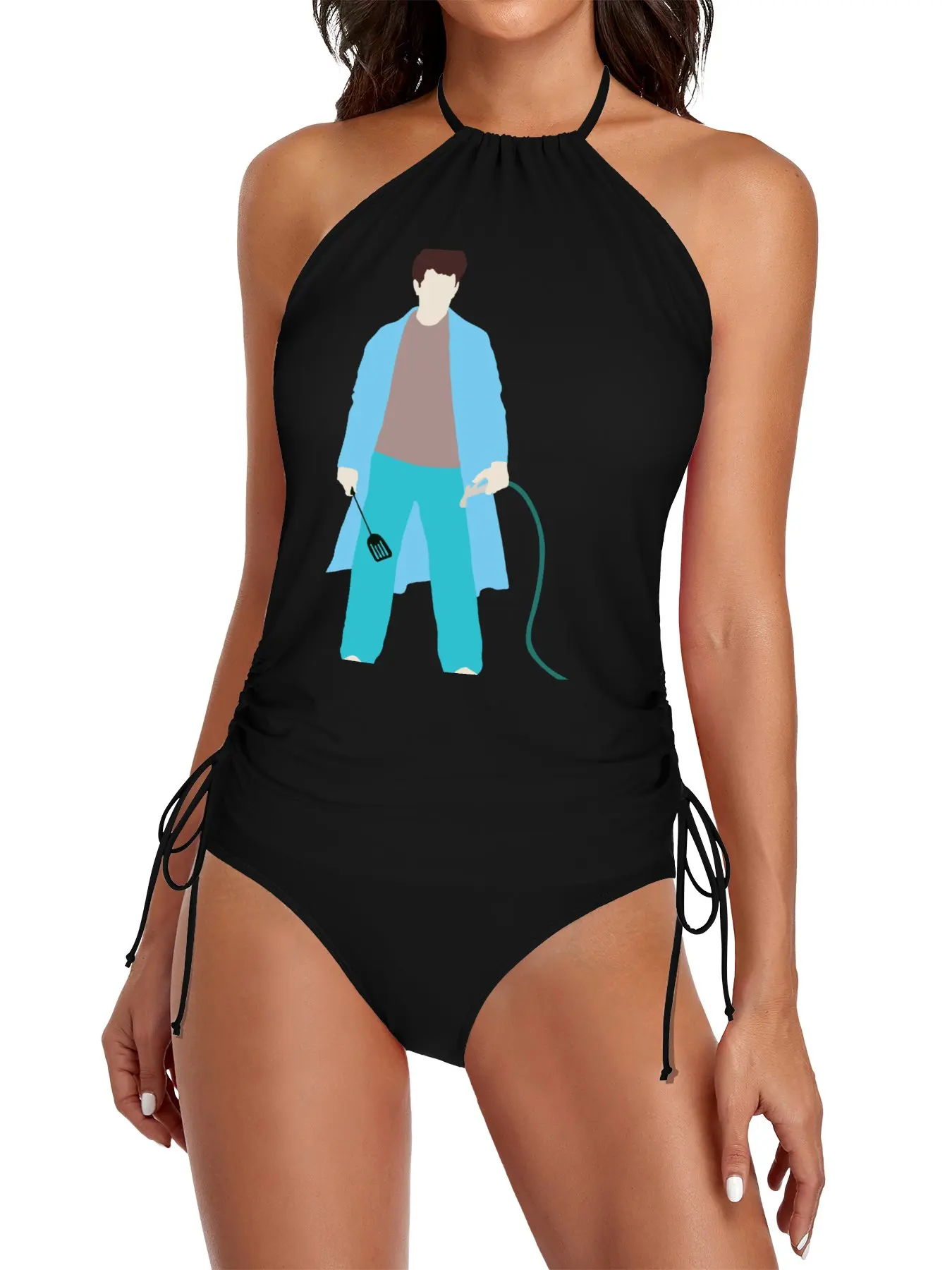 

The Burbs Split Swimsuit Set women's beach clothing 2025 bathing suit woman Summer women's clothing