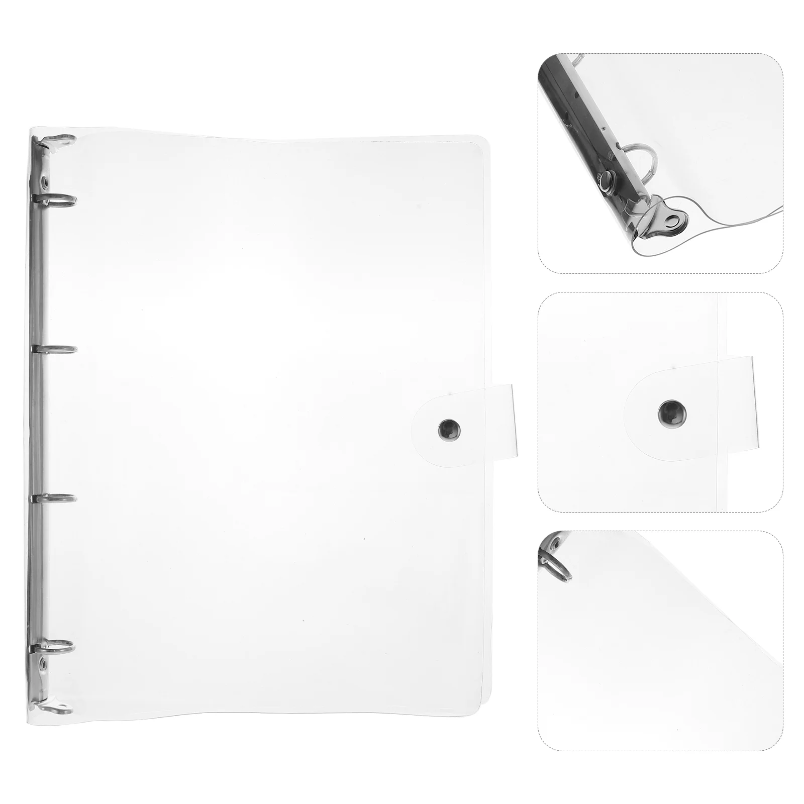 

Note Pads Binder Notebook Shell A4 Simple Loose-leaf Scrapbook Cover Plastic Hand Account