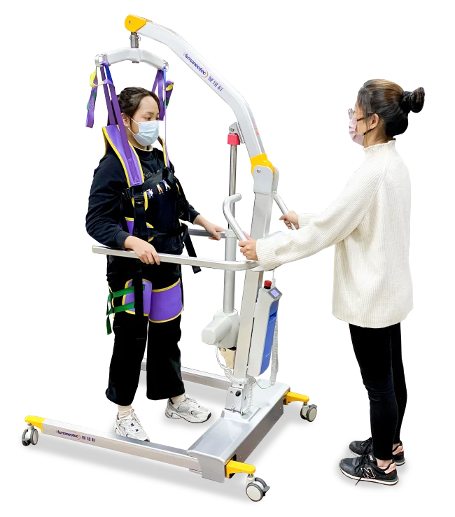 Electric Foldable Patient Lift 440lb Weight Capacity Patient Transfer Lift With Sling