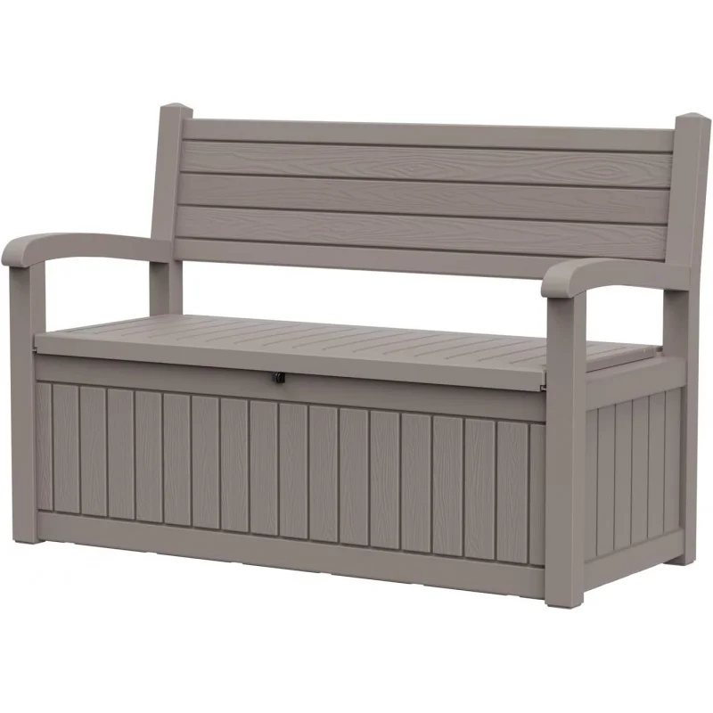 2026 New：70 Outdoor Storage， Waterproof and Lockable , Durable Resin Deck Box Patio, Backyar
