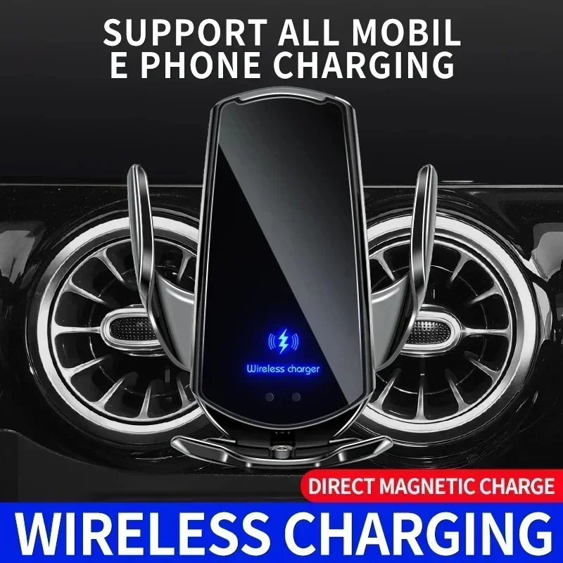 100W Wireless Car Charger Magnetic Car Phone Holder For iPhone 11 12 13 14 15 Pro Xiaomi Samsung Fast Charging Wireless Chargers