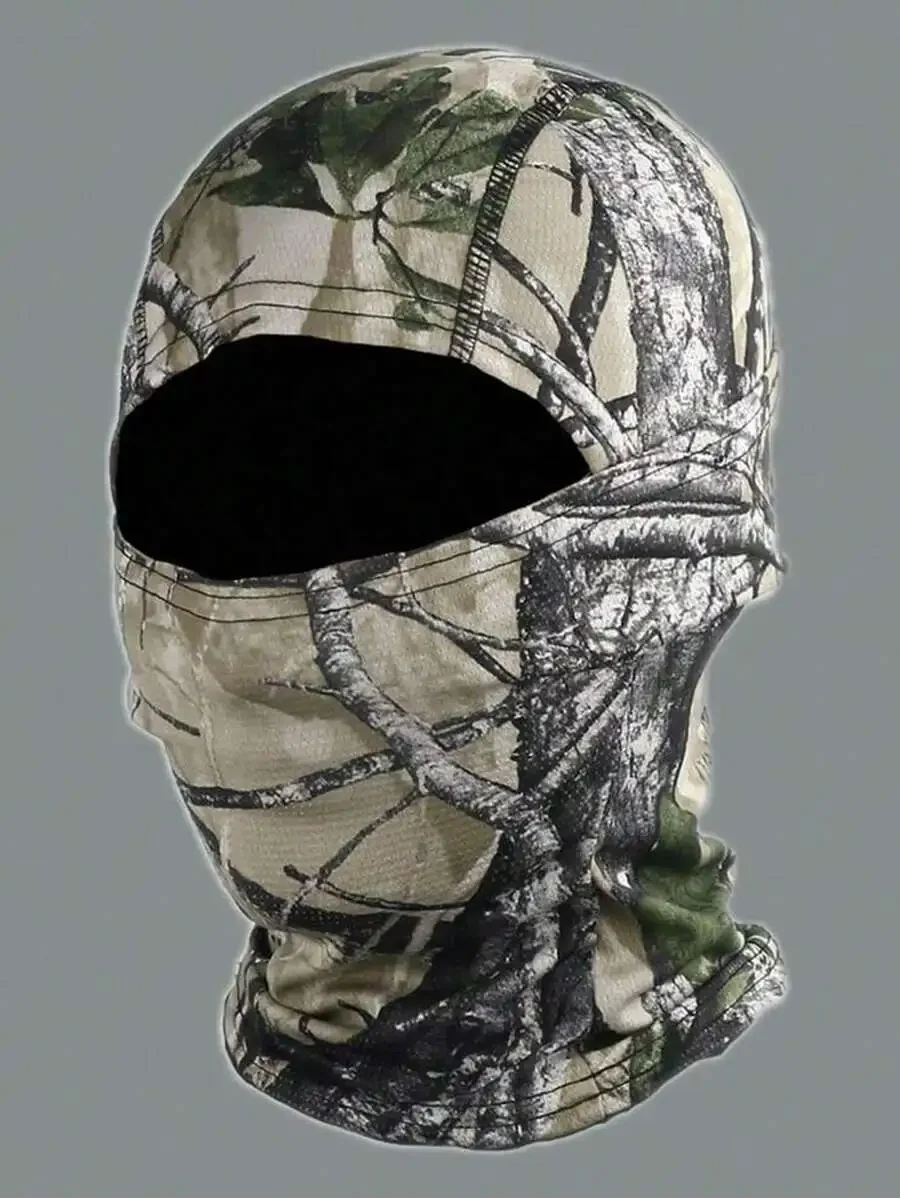 

Camo Balaclava Face Mask UV Protection Windproof Hood For Ski Cycling Outdoor Fishing
