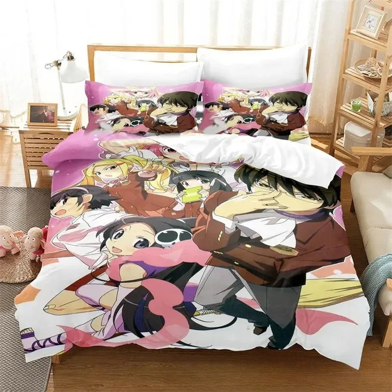 

3D Print Anime The World God Only Knows Bedding Set Boys Girls Twin Queen King Size Duvet Cover Pillowcase Bed boys Adult