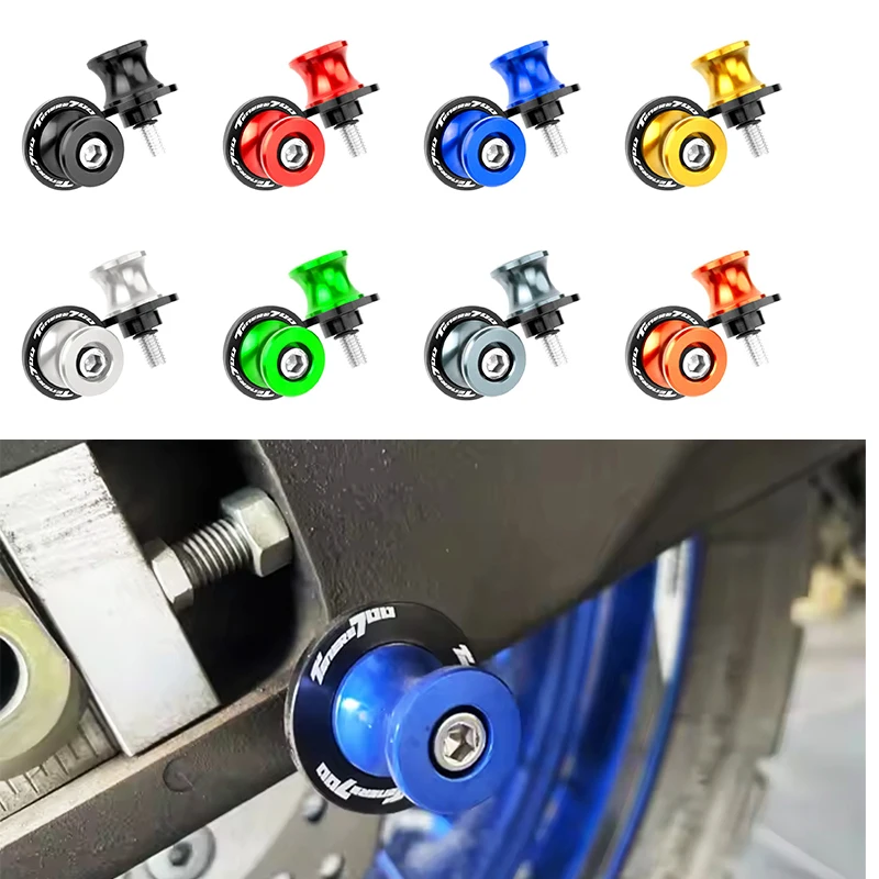 

TENERE700 Swingarm Slider Spools For Yamaha Tenere700 2019 2020 2021 2022 2023 2024 2025 Motorcycle 6MM M6 Swing arm Stand Screw