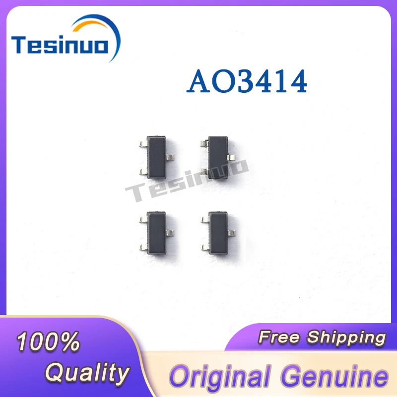 20/PCS New Original AO3414 AE9T MOS tube SOT23 N-channel In Stock