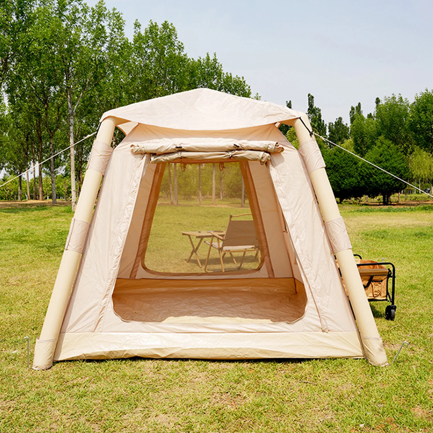 Hafif Şişme Çadır 4.6 Metrekar - Outdoor Camping Inflatable Tent incelemesi ve fiyatı