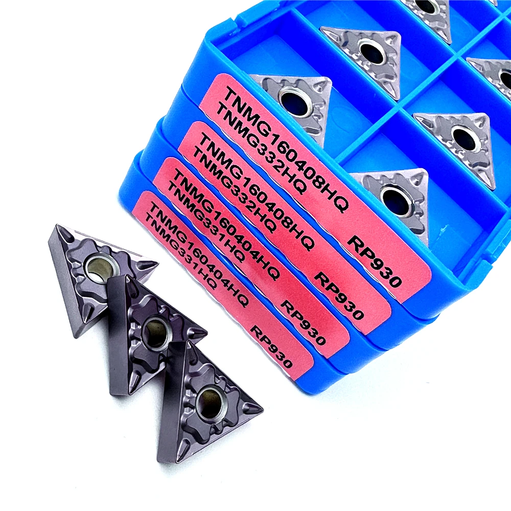 

TNMG160404HQ TNMG160408HQ RP930 Твердосплавные вставки Внешний токарный инструмент Обработка нержавеющей стали Токарный станок с ЧПУ Режущие инструменты