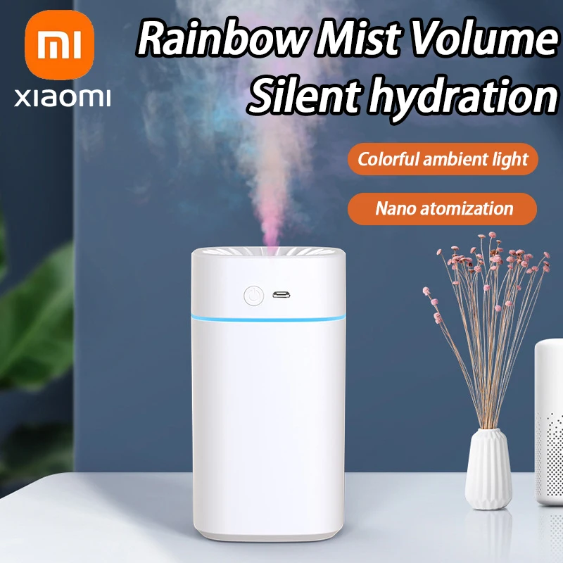 เครื่องเพิ่มความชื้นแบบนาโนชาร์จได้ USB แบบพกพา Xiaomi เครื่องเพิ่มความชื้นให้ความเย็นหมอกหน้าขนาดเล็กเครื่องพ่นขนตาอุปกรณ์สำหรับใบหน้า