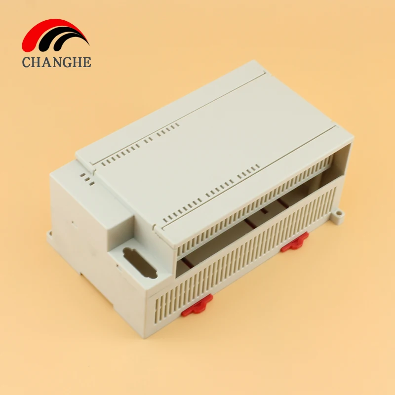 1pcs/lot black industrial control junction box ABS plastic enclosure case 180*100*77mm for PLC device