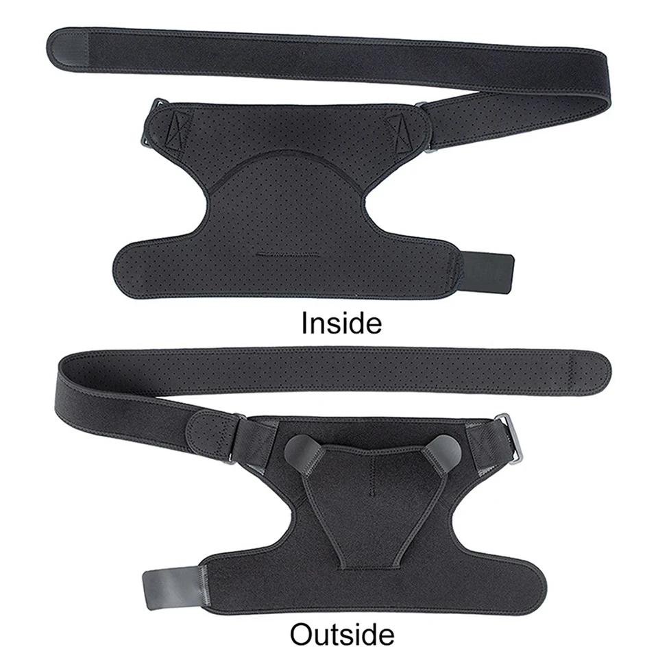 Adjustable Shoulder Support Brace Pad Belt Band Strap Wrap Neoprene Shoulder Compression Sleeves Back Brace Guard for Men Women