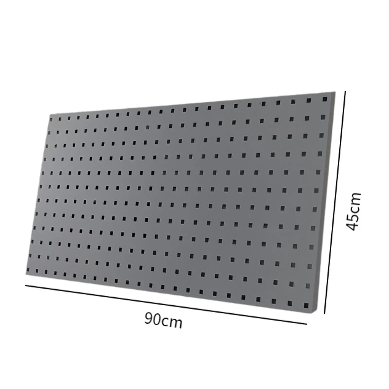 벽 페그보드 정리함 페그보드 패널 도구, 공예 정리함 금속, 다목적 차고 정리정돈, 사무실 워크숍, 35 인치 x 18 인치