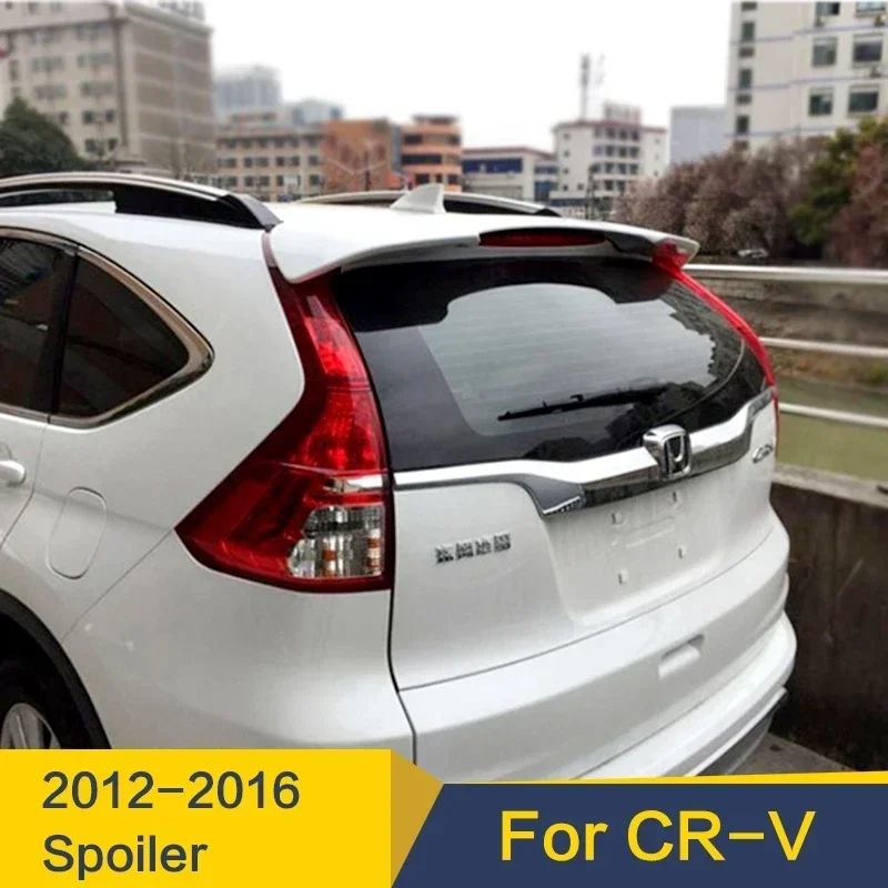 New！ Spoiler for Honda CRV CR-V 2012 13 14 15 16 Gloss Black ABS Material Rear Trunk Wing Automobile Decoration