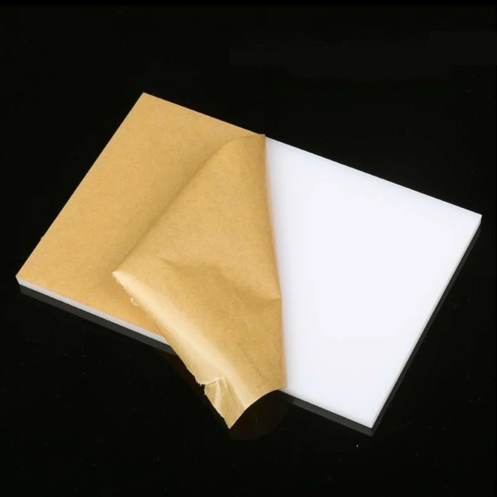 Plastic White Sheet Acrylic Board Organic Glass Polymethyl Methacrylate 2mm 2.7mm 4.5mm Thickness 300*200mm