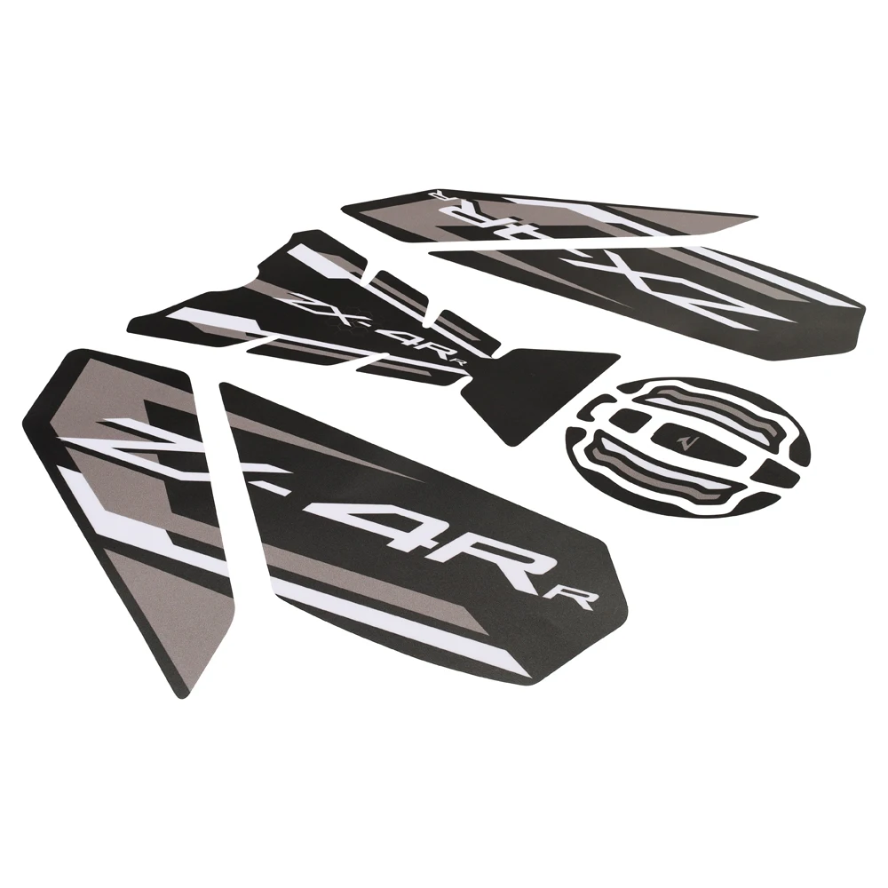 Fuel Tank Pad For Kawasaki ZX4RR ZX4R ZX 4R 2023+ Anti-skid Body Fishbone Decal Motorcycle Stickers Sticker Scratch Paster