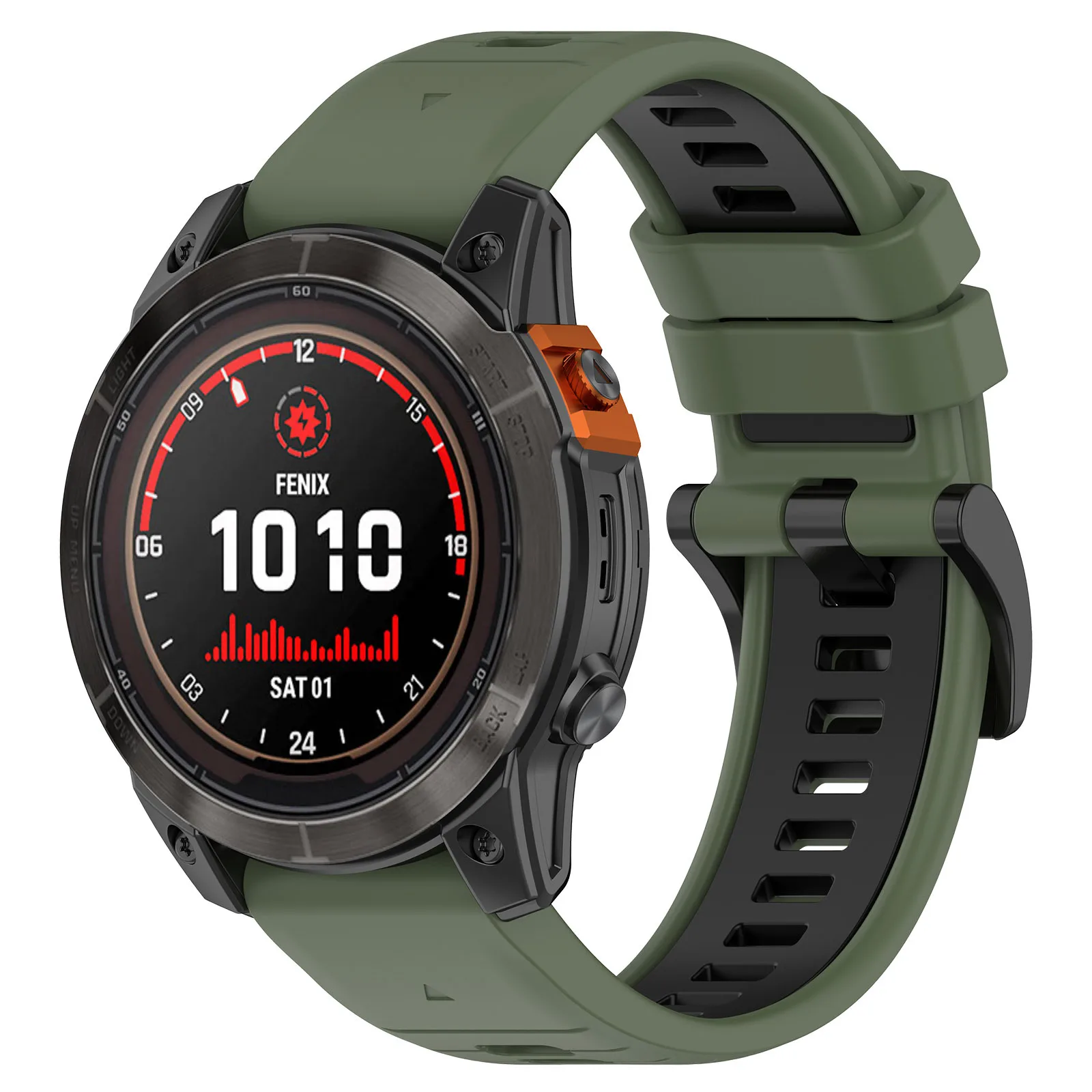 Pulseira de silicone de 22mm para garmin fenix 8/e/7/6 pro/quatix 5/epix/instinct/marq/965 955 pulseira de relógio inteligente
