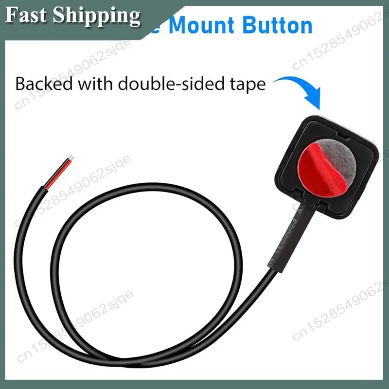 

-ABKM 10Pcs Rocker Switches, Momentary Push Button Switch Surface-Mount On/Off Horn Buttons For 12V/24V Industrial Control