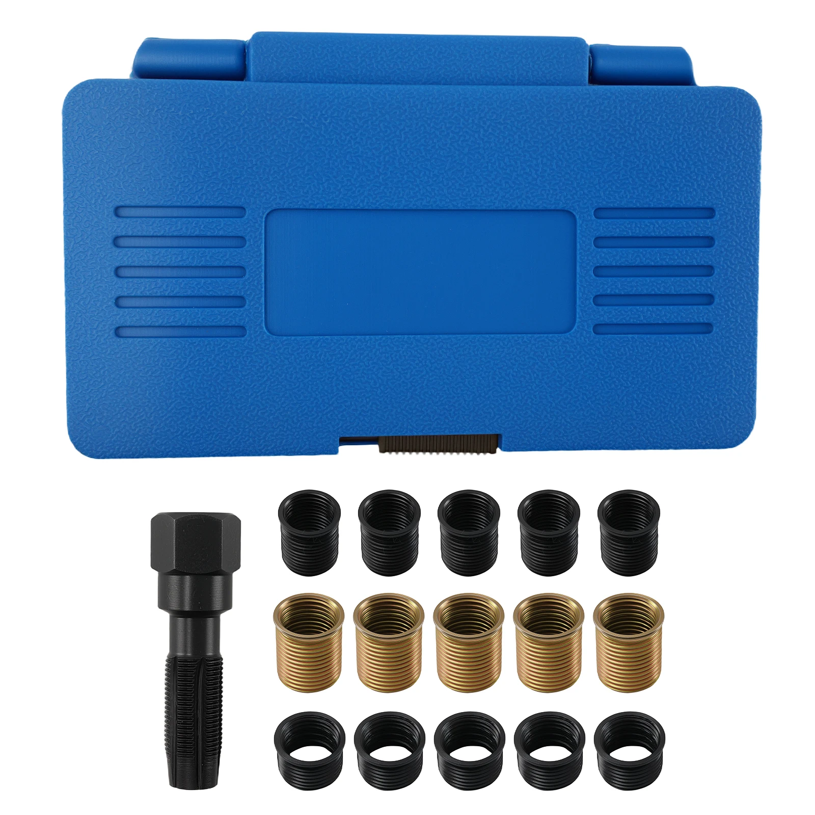 

16x Spark Plug Re-thread Repair Tap Tool Thread Reamer Insert Kit M14 x 1.25mm