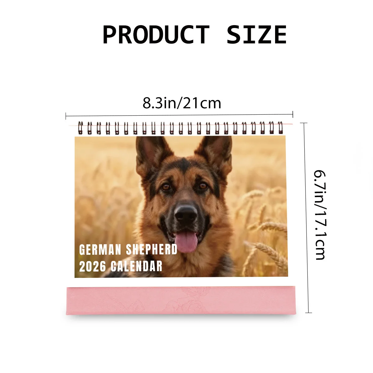 1 قطعة تقويم مكتبي أنيق على شكل الراعي الألماني لمكاتب المنزل والمكتب مناسبة لعشاق الكلاب هدية مثالية لعام 2026 للعام الجديد #3