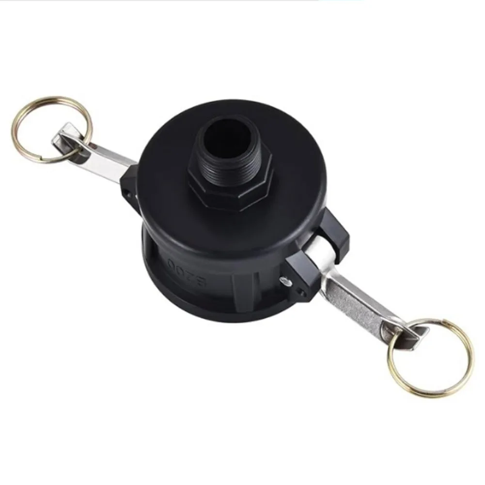Camlock Fitting 2 inch for IBC Tote 330 Gallon Tanks Compatible with 3/4 inch Standard Hose Polypropylene Material