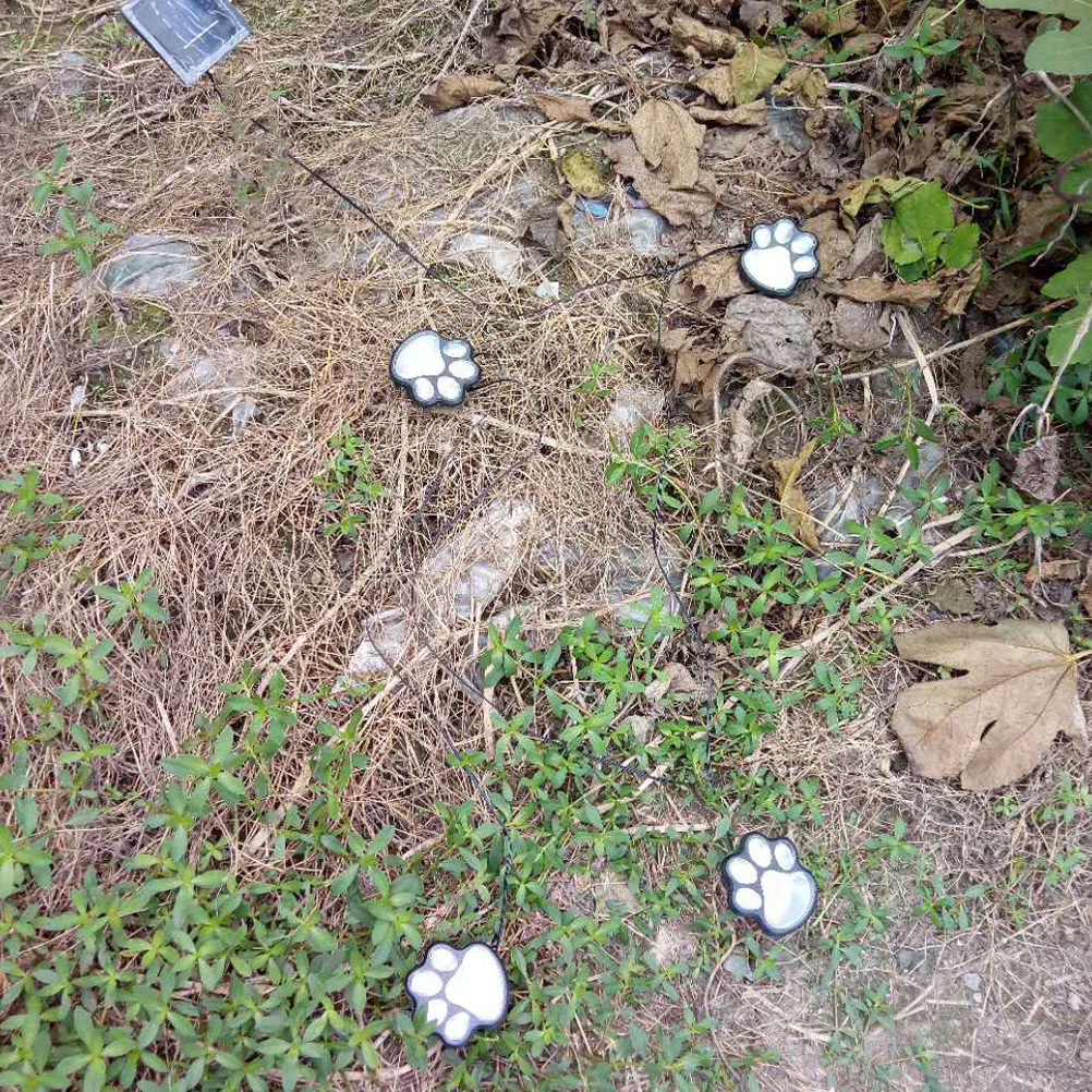 

1Set Solar Cat Paw Light Outdoor Garden Lamp Unique Modeling Design Long Service Life Ground Insertion Easy Use