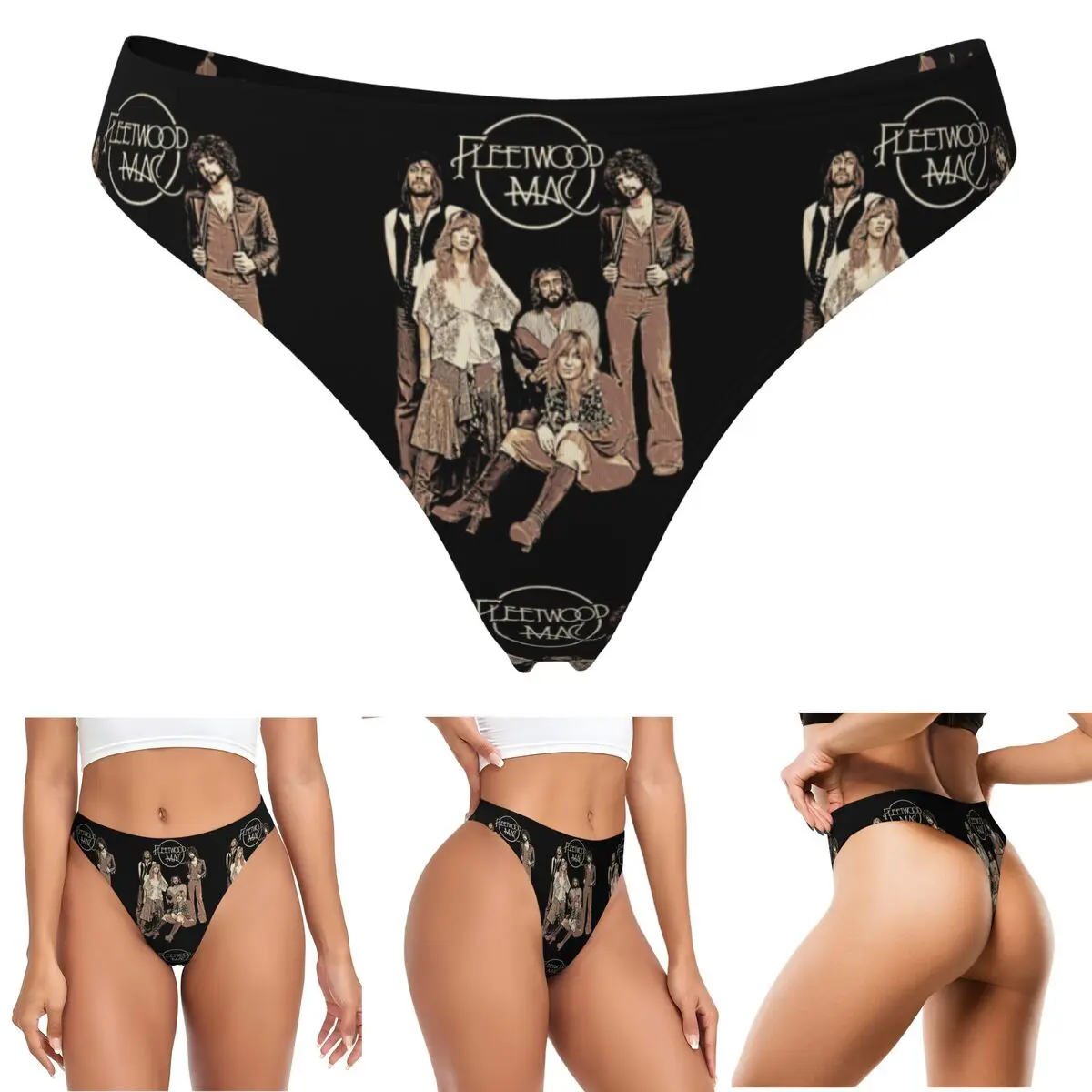calcinhas-g-string-vintage-personalizadas-fleetwood-mac-respiraveis-confortaveis-e-elasticas-para-mulheres