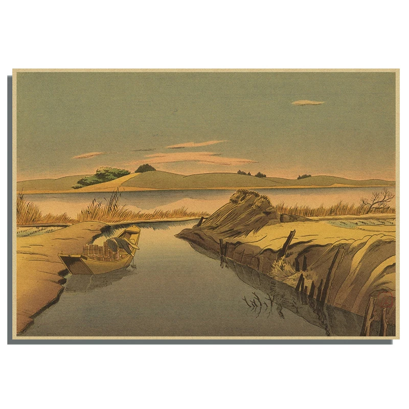 Japanese Ukiyo-e Artworks Wave boat,snow Landscape Art Poster Painting Wall Print Picture Room Home Decor - Image 6