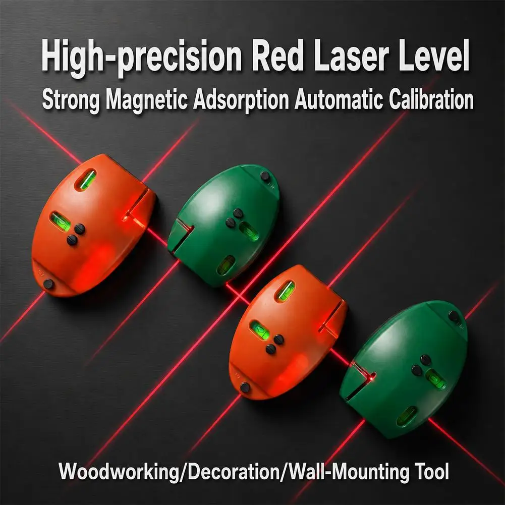 Infrared Leveler Vertical Mouse Laser Level Infrared , Used as a Remote High-Precision Electronic Level for Walls and Buildings