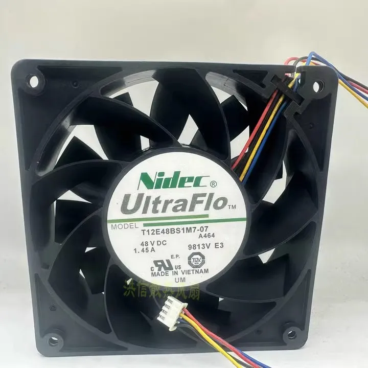 

Free shipping original T12E48BS1M7-07 A464 48VDC 1.45A 4-wire control cooling fan fan