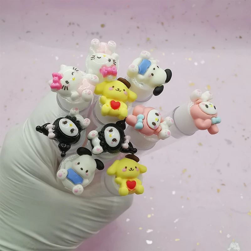 1Pcs Sanrio Reusable Eyebrow Brush Tube Disposable Eyelash Brush Eyebrow Brush Eyelash Resin Drill Replaceable Makeup