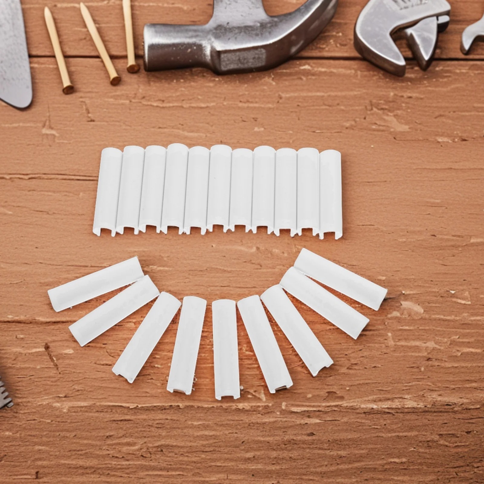 

20pcs Plastic Clips For Greenhouse Retainer Heavy Duty Garden Clamp Fixing Snap Fastener White Tube Clamps Pvc Pipe