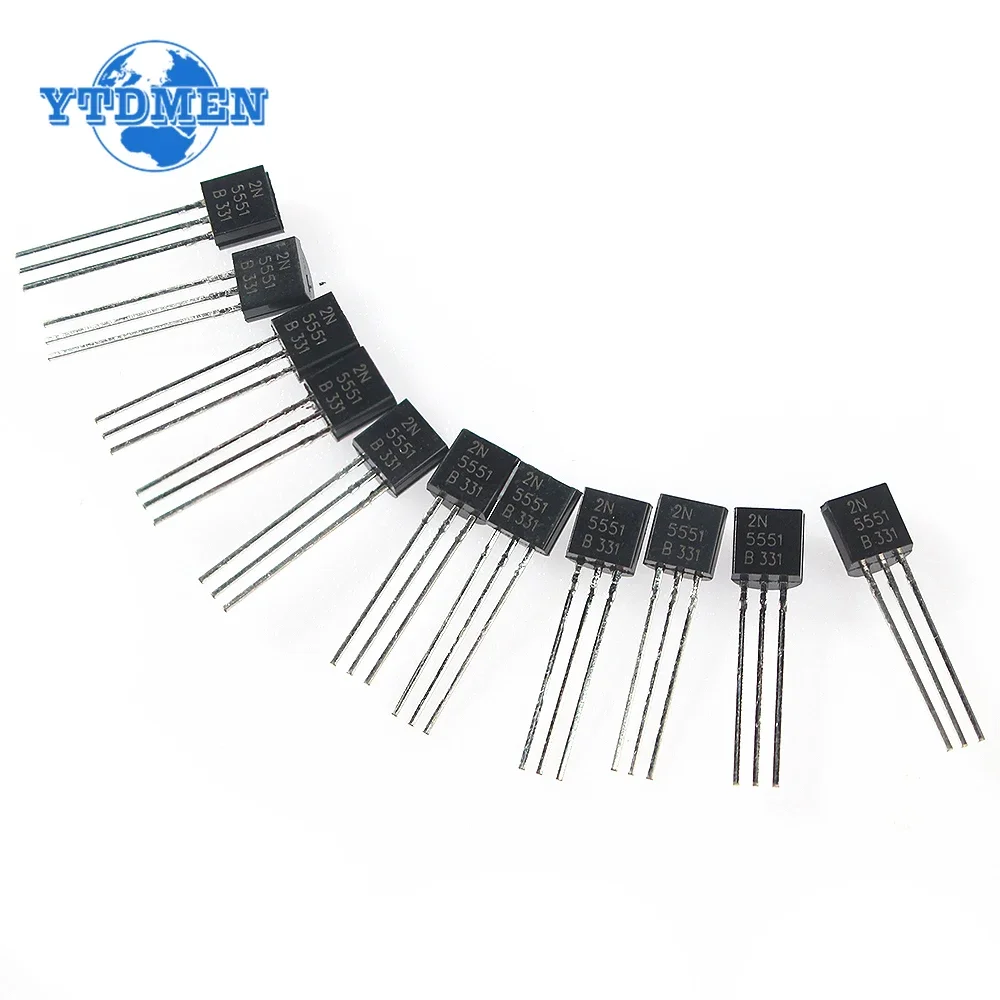 50PCS 2N3904 2N2222 Transistor TO-92 2N2907 2N3906 2N5401 2N5551 A1015 NPN Transistors Triode Kit