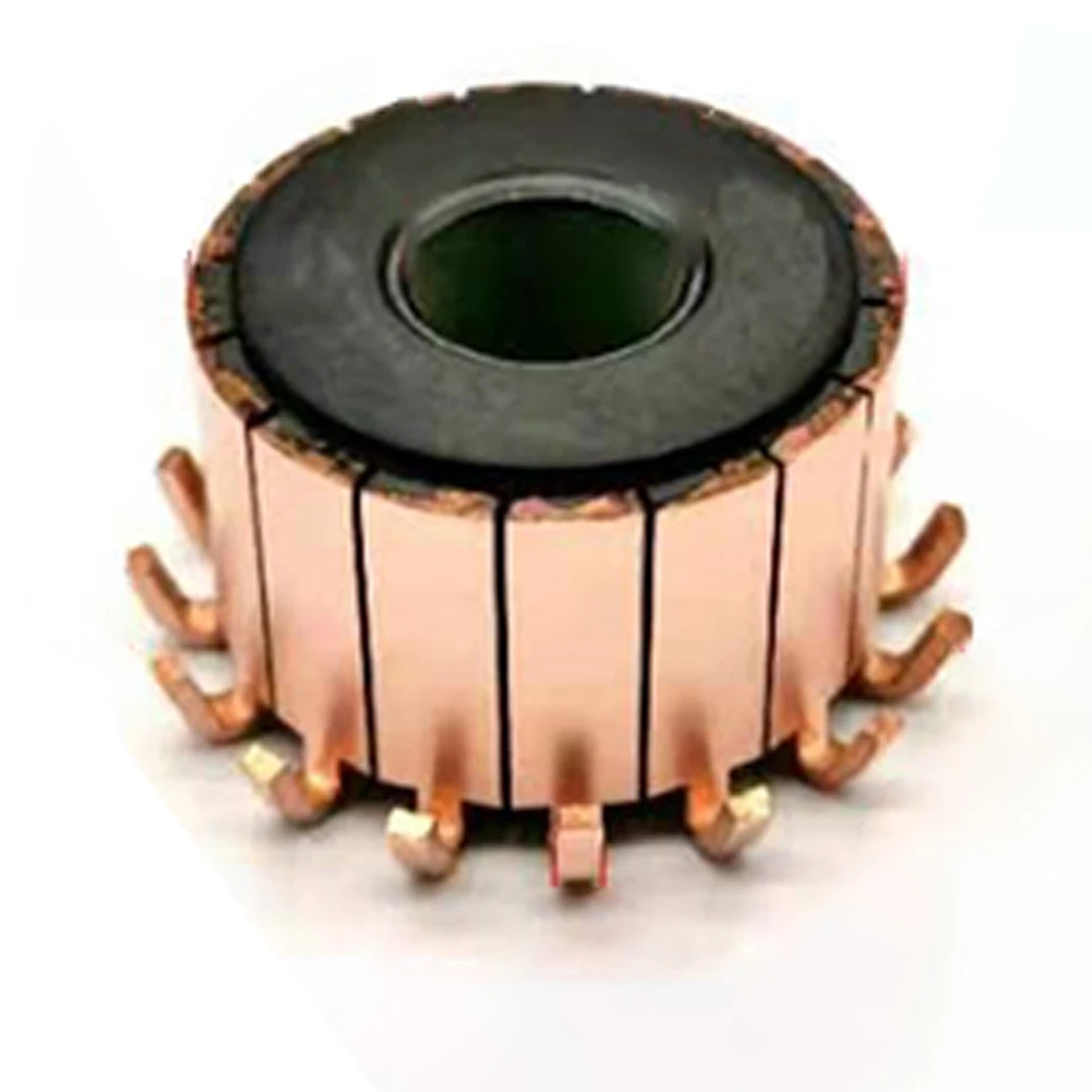 Replacement Copper Commutator for Electric Motors 16 Teeth Hook Type 32 x 12 x 21(22) mm Optimizes Motor Performance