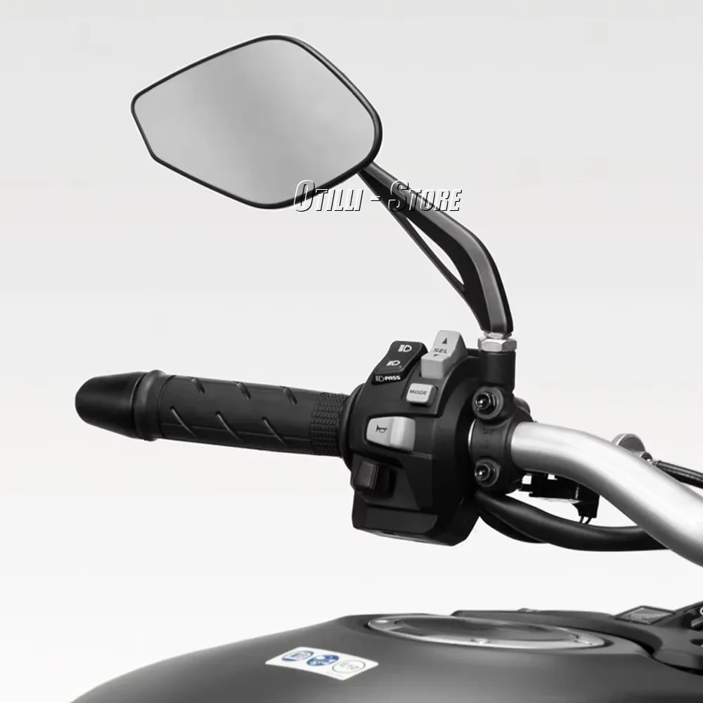 ใหม่รถจักรยานยนต์ด้านหลังดูกระจกสําหรับ Ducati Scrambler 400 2016- SCRAMBLER 800 2015- Lozenge ด้านข้างกระจกมองหลัง