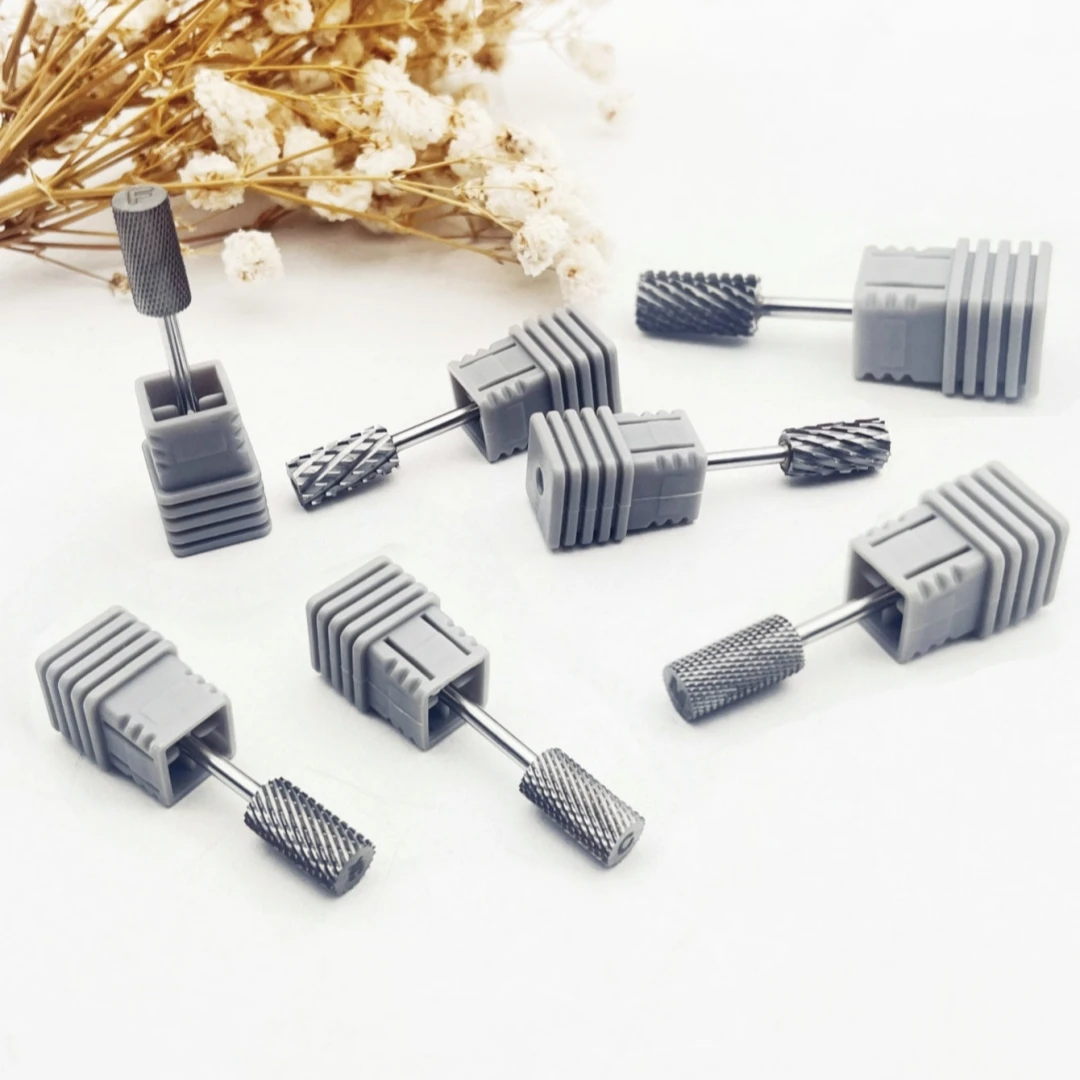 High Quality 6.6mm Large Barrel And Smooth Top Carbide Nail Drill Bit 3/32" Tungsten Steel Carbidrel Pro Milling Cutter Nail Bit