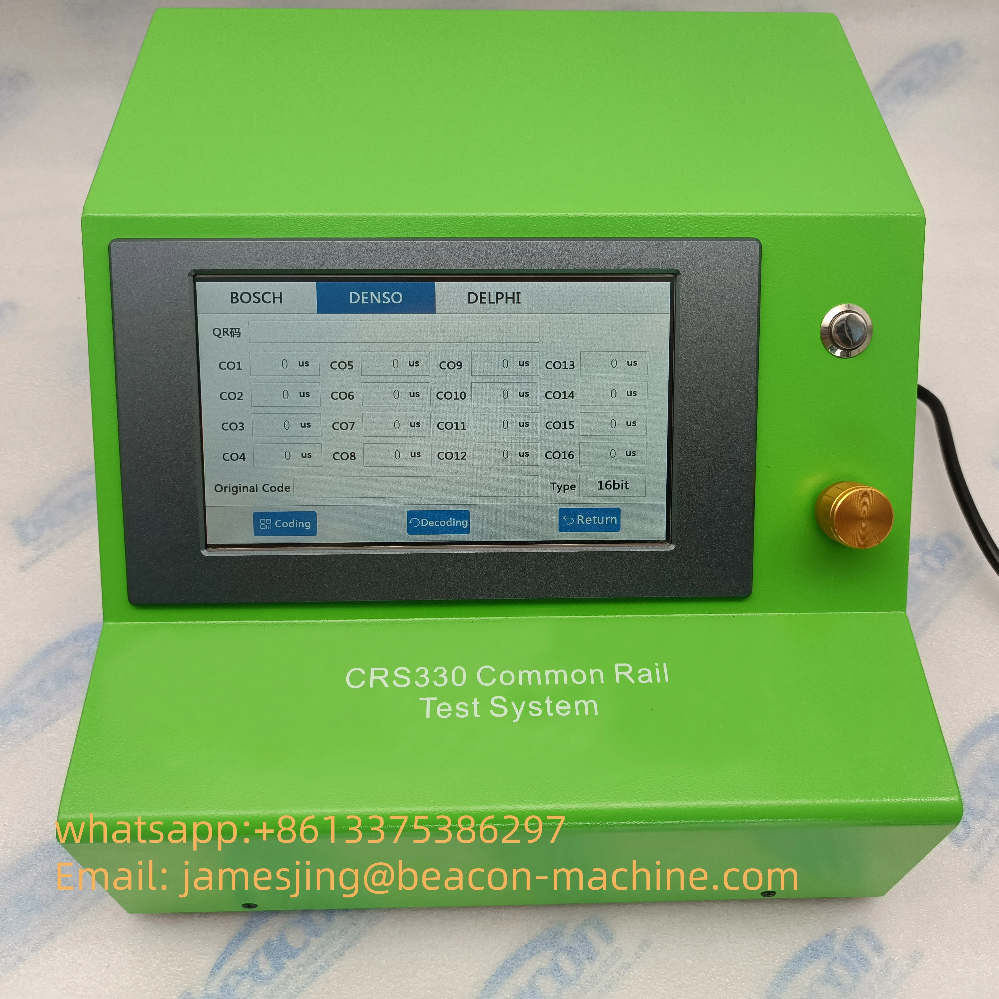 

KQEW269 Дизельный тестер форсунок Common Rail высокого давления, анализатор двигателя, испытательное оборудование