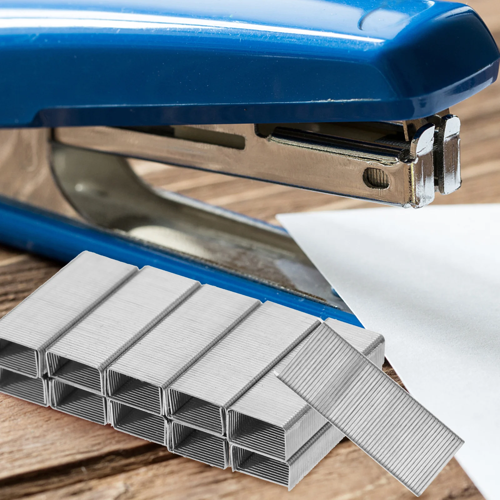 15 Boxes Paper Staples Stationery Standard Stapler Refills Metal Fasteners for Documents Reports Binders Office School Home Use