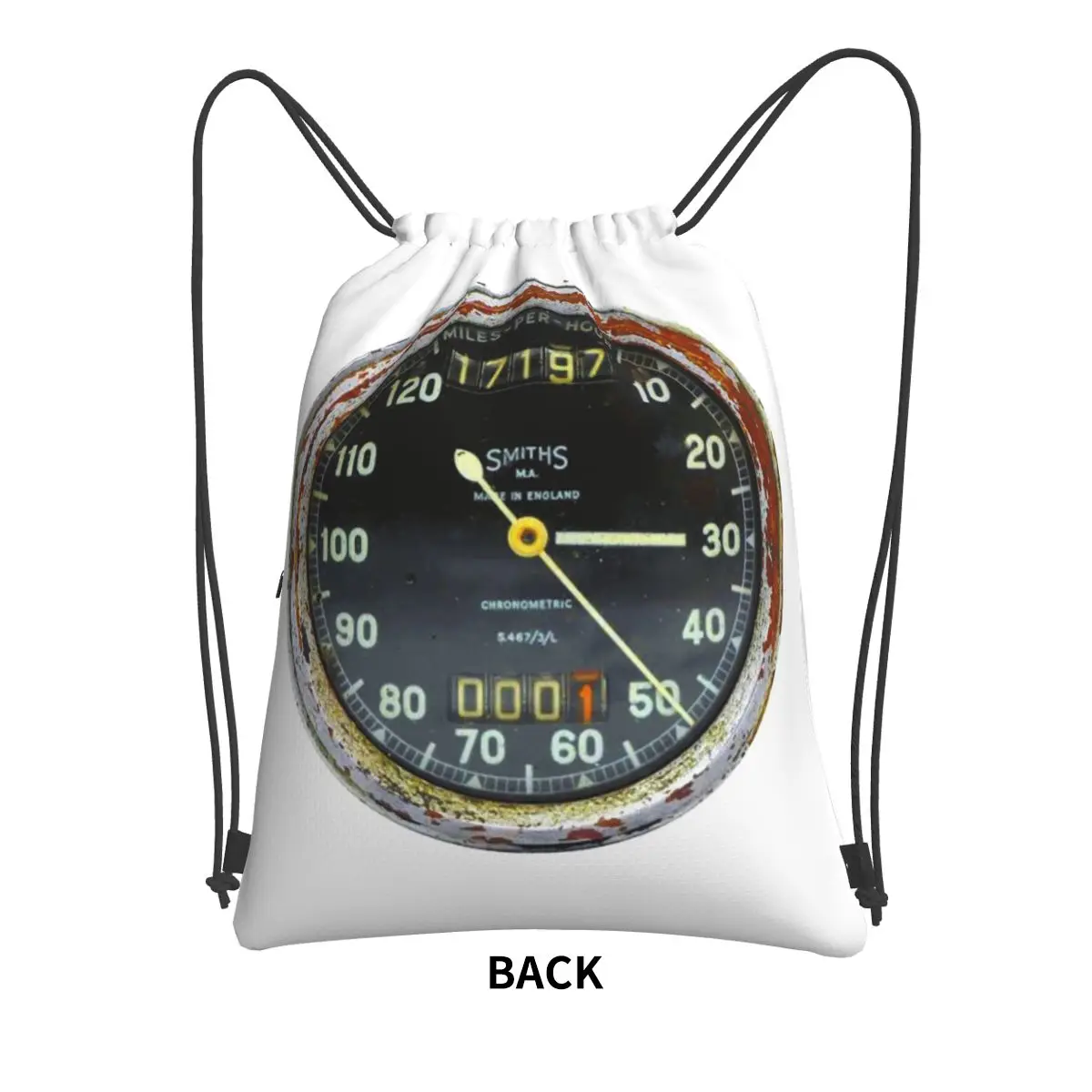 OLD SPEEDOMETER Backpacks Multi-function Drawstring Bundle Pocket Sundries Bag Book Bags for Man Woman School