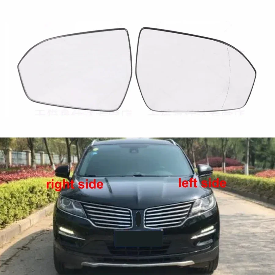 

For Lincoln MKC 2014-2019 / MKX 2015-2018 Car Accessories Side Rearview Mirror Glass Rear View Mirrors Lens with Heating