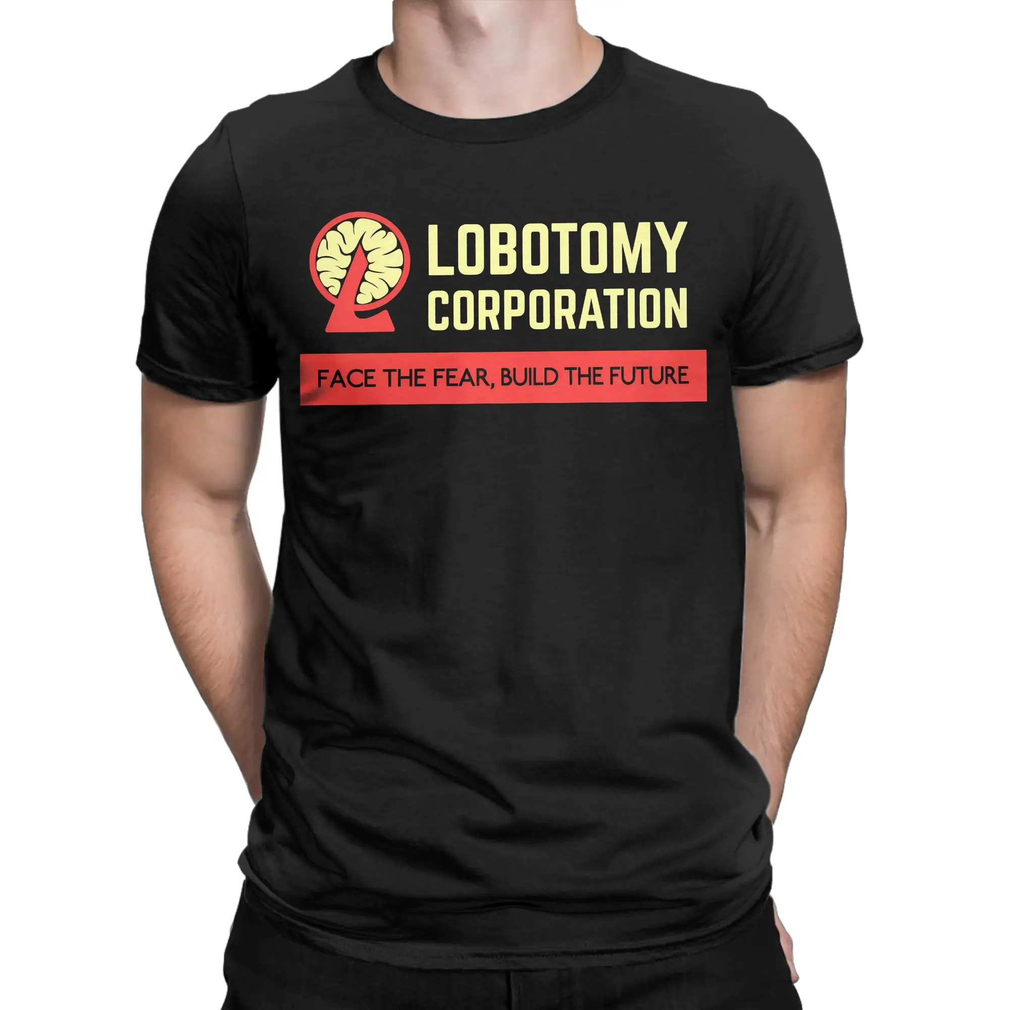 Lobotomy Corporation Video Game T Shirts Men Cotton T-Shirts Crew Neck Monster Management Tee Shirt Short Sleeve Clothes Unique