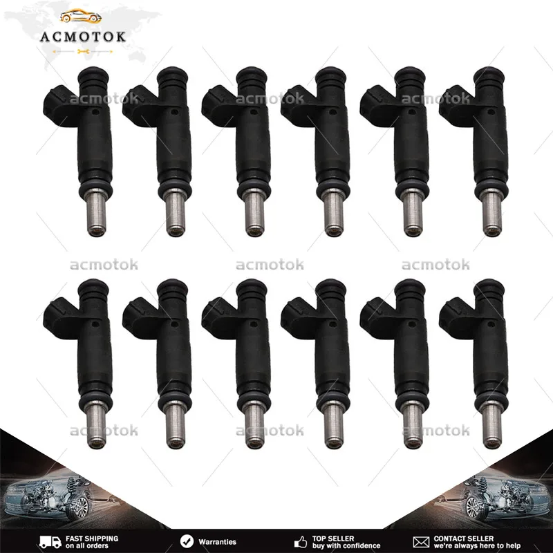 SET OF 12 07M906031B New Fuel Injectors For Lamborghini Aventador LP-700