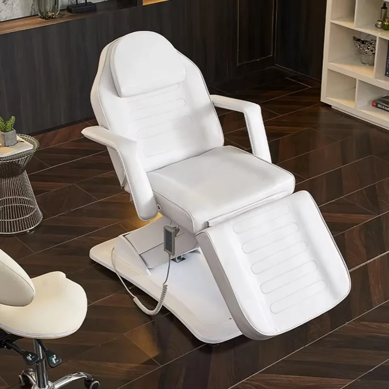 2026 Modern Salon Adjustable Lift Massage Electric Facial Recliner Beauty Lash Bed