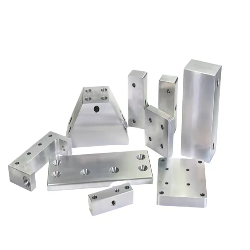 CNC Machining Aluminum Alloy Industrial Accessories Precision Mechanical Fixed Blocks Multi-size Aluminum Parts