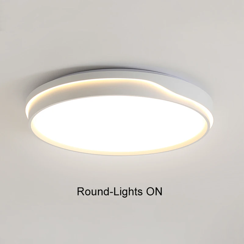 Imagem -05 - Modern Led White Eye Protection Ceiling Light Lustre Lamp Quarto Jantar Estudo Corredor Eletrodomésticos